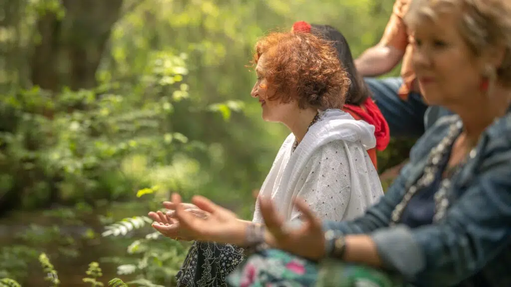Stage intelligence émotionnelle, séance de méditation avec Odile Roche